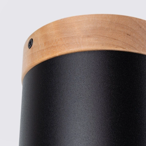 Plafon sufitowy RIF czarny nowoczesny LED do salonu i sypialni SOLLUX LIGHTING