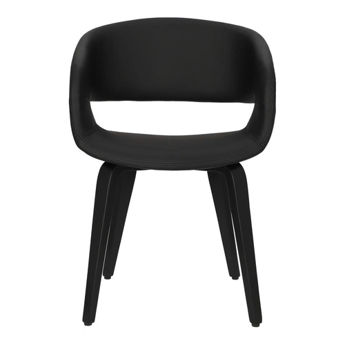 Krzesło Supernova czarne eko skóra Outlet