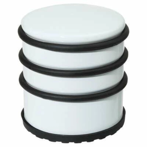 Stoper do drzwi ciężki biały 5five simply smart nowoczesny stojący do wnętrz i na zewnątrz