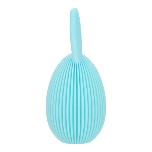 Intesi figurka wielkanocna Jajko z uszami duże turkusowe nowoczesna dekoracja na stół lub komodę
