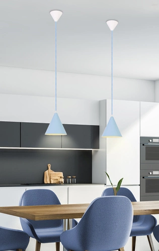 Lampa Wisząca Voss Niebieski