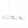 Lampa wisząca CHAIN 91 biała LED nowoczesna nad wyspę
