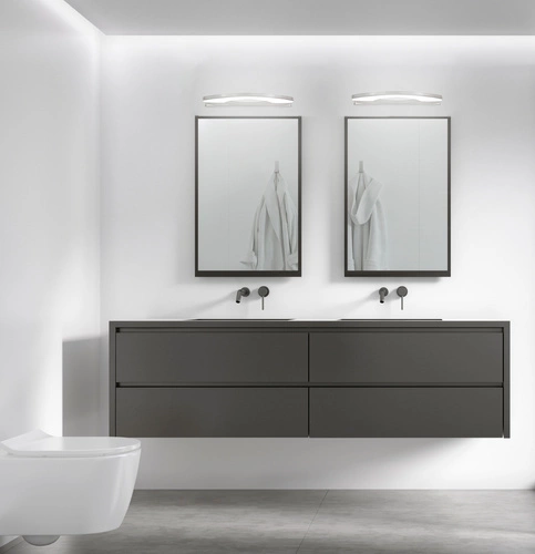 Kinkiet ścienny LED Nike 41 chrom nowoczesny do łazienki i nad lustro 41 cm CANDELLUX