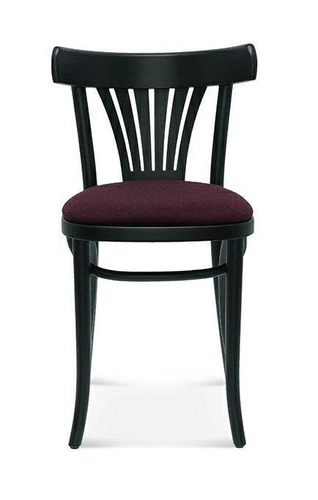 Krzesło drewniane Fameg FAN tapicerowane personalizowane do jadalni i salonu w stylu retro