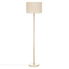 Lampa podłogowa Della 149cm beżowa/  sosna