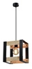 Lampa wisząca Varna czarny 1x40W E27  klosz czarny