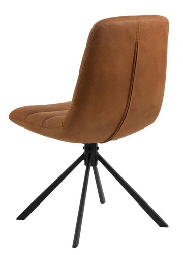 Krzesło Milford Actona obrotowe tapicerowane brązowe do jadalni