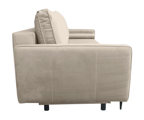 Sofa rozkładana 3 osobowa Arosa beżowa z funkcją spania i pojemnikiem do salonu