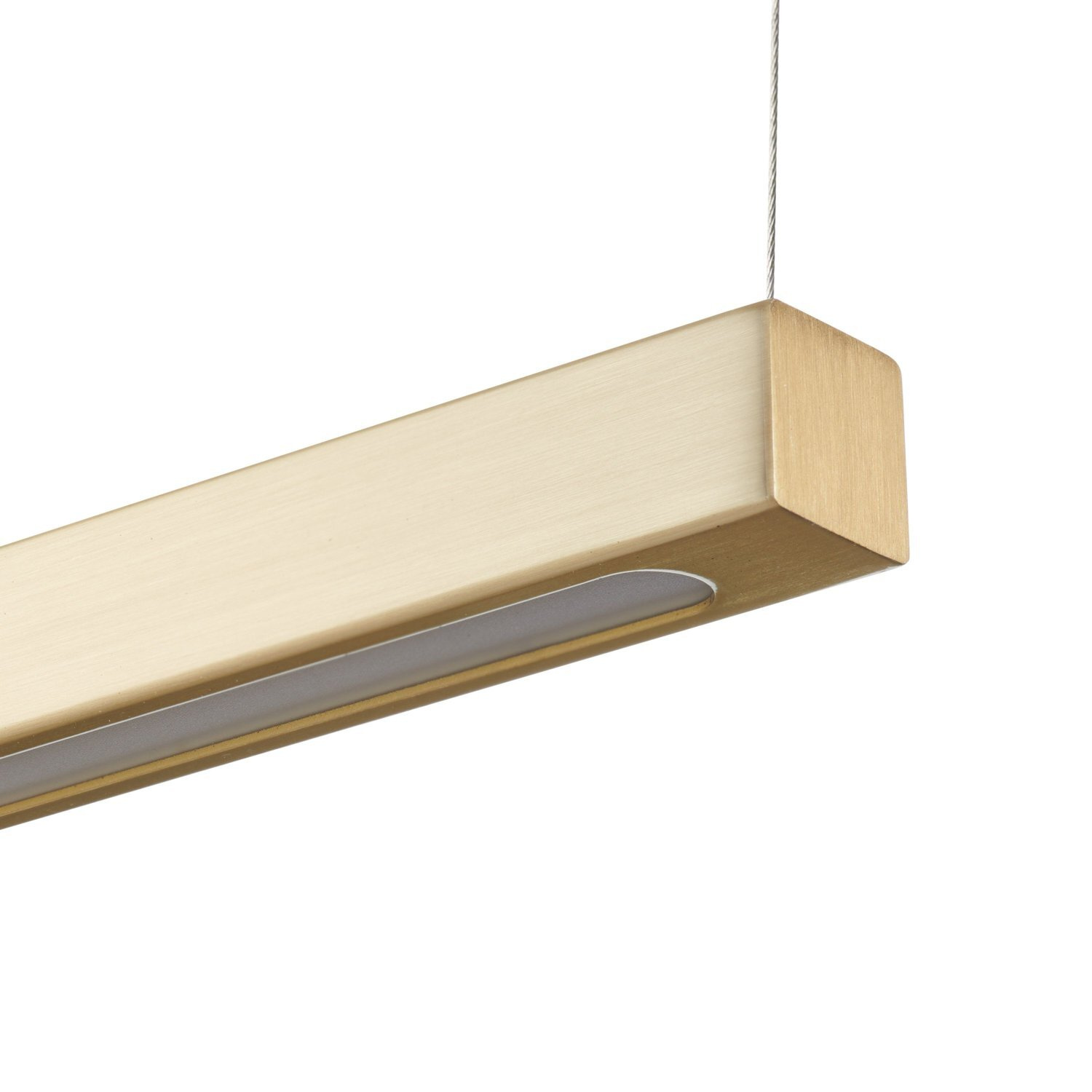Lampa sufitowa LED BEAM-100 złota 100 cm regulowana do kuchni i nad stół Step into Design
