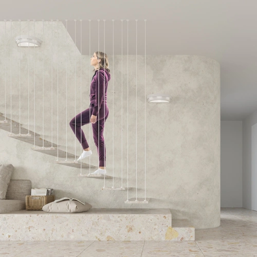 Kinkiet ścienny ceramiczny HELIOS biały nowoczesny do salonu i sypialni marki Sollux