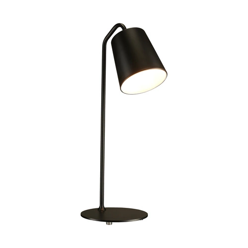 Nowoczesna metalowa lampka nocna ZEN T czarna 56 cm do sypialni i salonu Step into Design