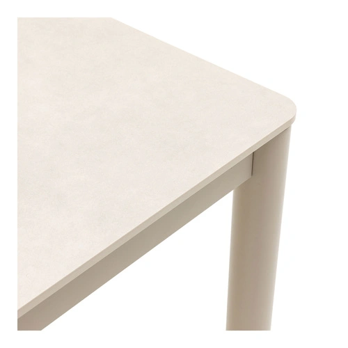 Stół Alcudia nowoczesny do jadalni piaskowy ceramika 160x90 cm