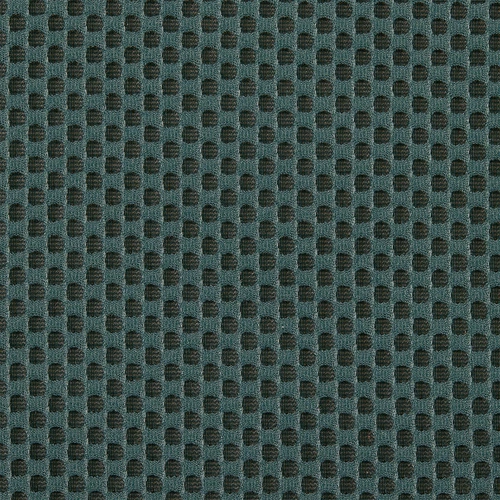 Pufa ze schowkiem Atom Intesi okrągła turkusowa nowoczesna do salonu i sypialni 42 cm