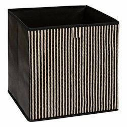 Pudełko do regału Cotty czarne            31x31x31cm