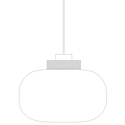 Lampa wisząca BOOM LED szara złota 35 cm nowoczesna do salonu i nad stół Step into Design