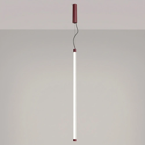 Lampa wisząca TRANG 100 LED burgund nowoczesna nad wyspę
