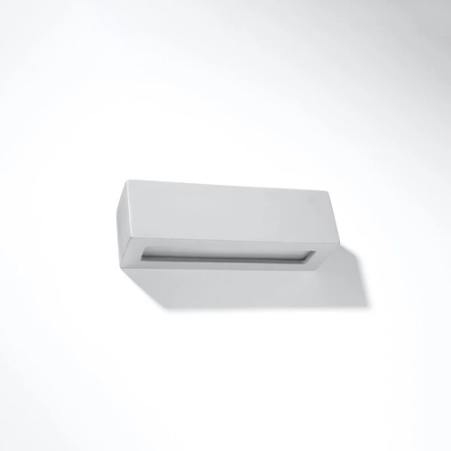 Kinkiet ścienny ceramiczny Vega szary nowoczesny do salonu i sypialni Sollux Lighting