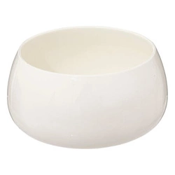 Miska sałatkowa Nora 21 cm ceramiczna biała do sałatek i zupy do zmywarki
