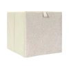 Intesi Emilia pudełko materiałowe 30x30 do regału i garderoby beżowe