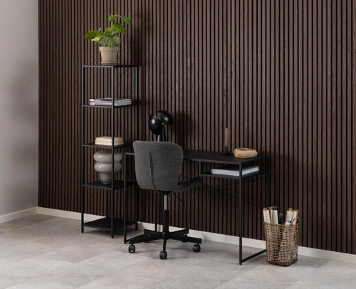 Fotel biurowy ergonomiczny Batilda-A1 Actona antracytowy obrotowy z regulacją wysokości