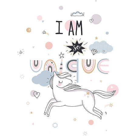 Komplet pościeli dziecięcej Unicorn 140x200 bawełniana do pokoju dziecka
