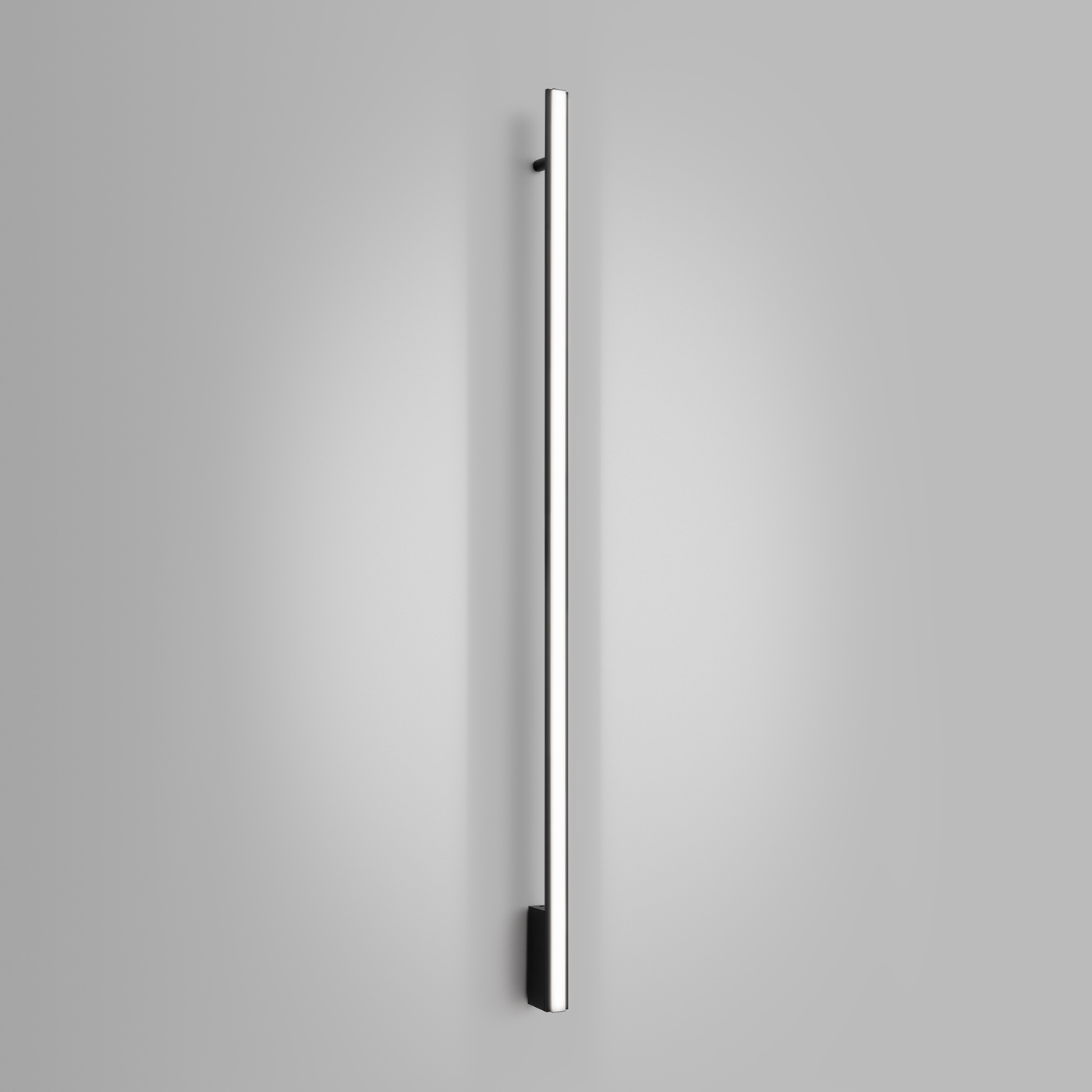 Kinkiet ścienny LED LAGOM 150 czarny nowoczesny do salonu i sypialni aluminium 4000K