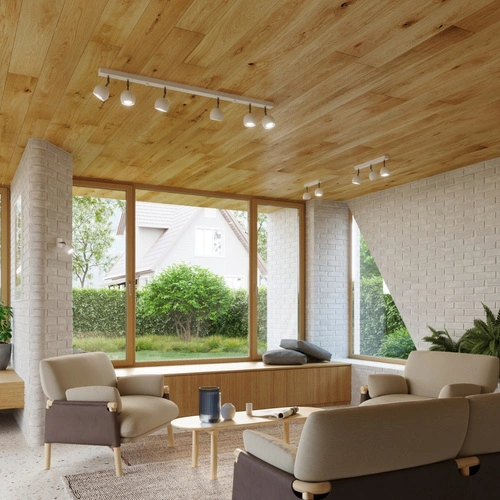 Plafon sufitowy biały Oculare 4L Sollux nowoczesny metalowy do salonu i kuchni 80cm