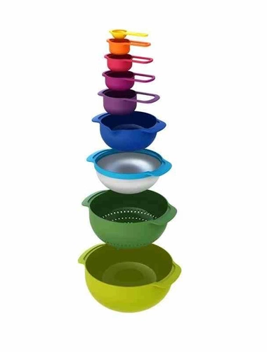 JJ - Zestaw przyrządów kuchennych NEST 9 multikolor