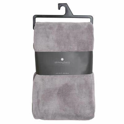 Koc Pled mikroplusz 180x230cm szary