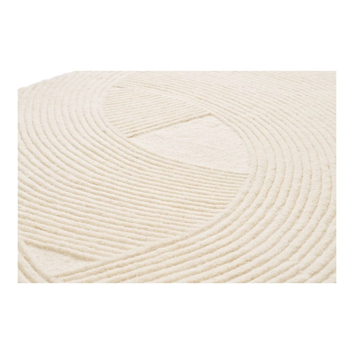 Dywan nowoczesny wełniany do salonu Pune ivory 200x300 beżowy łatwoczyszczący House Nordic