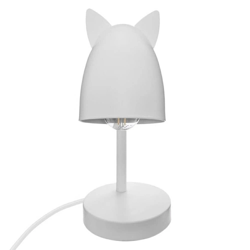 Lampka nocna LED Ears biała metalowa do pokoju dziecka regulowana nowoczesna Atmosphera