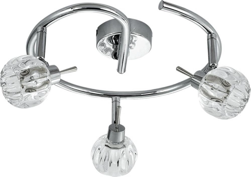 Lampa sufitowa Bombola spirala 3x40W G9  chrom bez żarówek