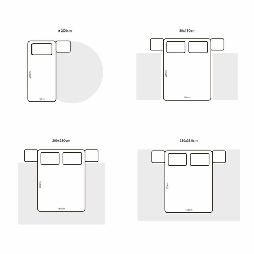 Dywan wełniany Trace Cut midnight blue 250x350 nowoczesny do salonu łatwy w czyszczeniu