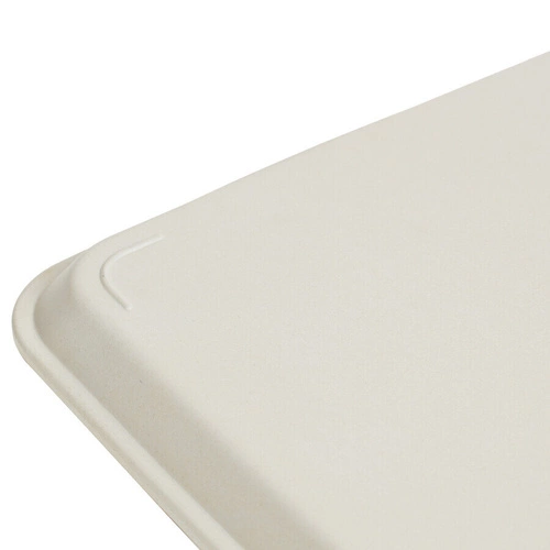 5five simply smart prostokątna taca bambusowa biała do serwowania śniadań i ciasta 46x31 cm