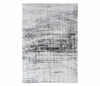 Dywan do salonu Metro Black and White 280x360 nowoczesny marmur antypoślizgowy łatwy w czyszczeniu