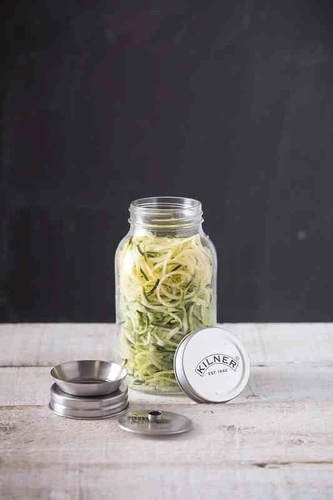 Słoik z tarką-spirala do warzyw KILNER