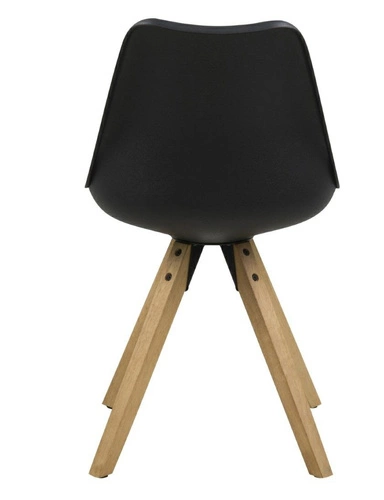 Krzesło Dima black/ dąb OUTLET