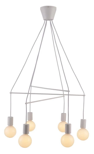 Lampa wisząca Alto 6x40W E27 biały  matowy