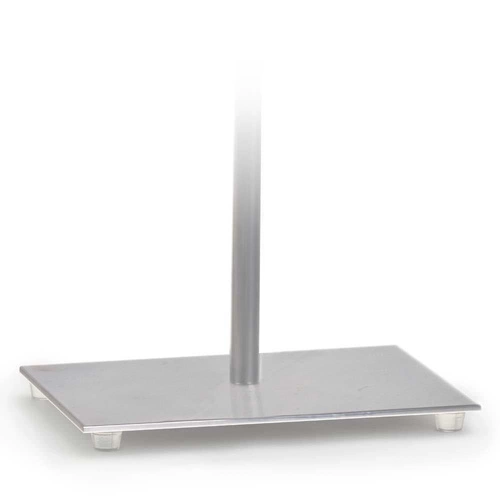 Lampka nocna do sypialni nowoczesna AMALFI fioletowa z abażurem metalowa LYSNE 40 cm