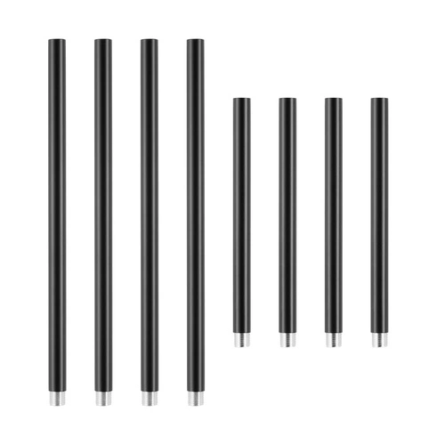 Lampa wisząca LED CLEX 6-punktowa czarna 100 cm nowoczesna do salonu i jadalni