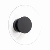 Kinkiet ścienny ASTRO czarny LED nowoczesny do salonu 28 cm