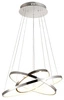 Lampa wisząca Lune 50 okrągły potrójny  60W LED 4000K chrom
