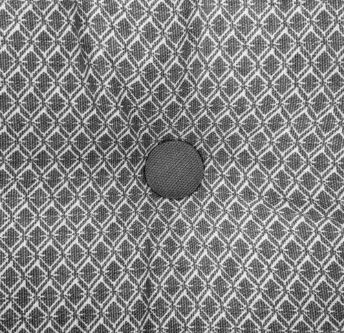 Poduszka na krzesło kwadratowa pikowana Shipy szara 40x40 do ogrodu i kuchni Atmosphera