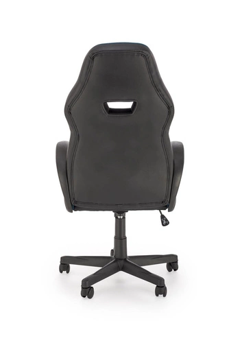 Fotel gamingowy Neferet ergonomiczny czarno-czerwony z zagłówkiem do biurka Intesi