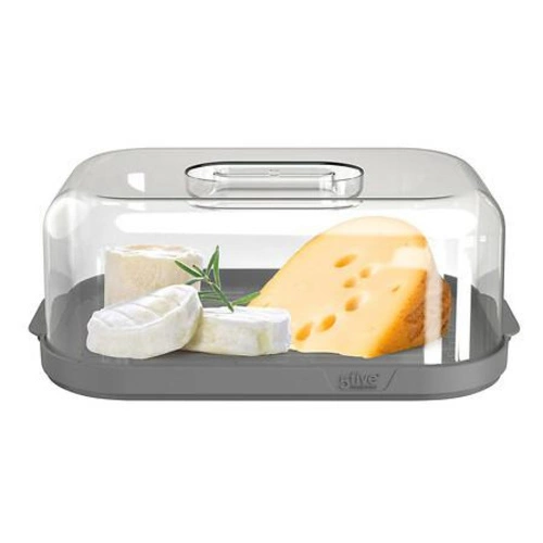 Pudełko na ser Fresh Eat plastikowe       szare