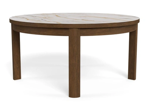 Stolik kawowy Southampton Actona okrągły nowoczesny kremowy do salonu