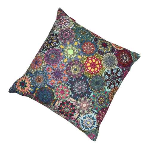 Poduszka dekoracyjna welurowa Valencia 40x40 z nadrukiem antyalergiczna do salonu