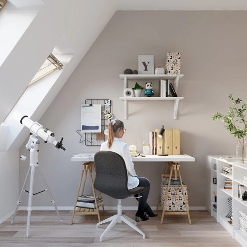 Lampa biurkowa RING czarna nowoczesna metalowa z regulacją kąta do biura i sypialni SOLLUX