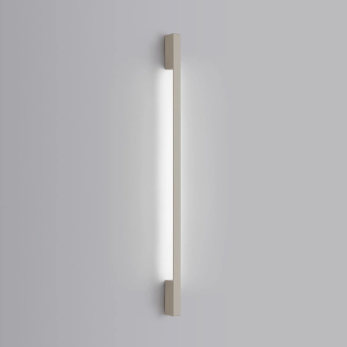 Kinkiet ścienny LED SAPPO 120 beżowy nowoczesny do sypialni i salonu aluminium 4000K