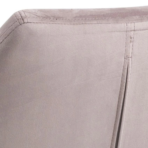 Fotel biurowy ergonomiczny Nora VIC różowy welurowy obrotowy na kółkach z podłokietnikami do biurka